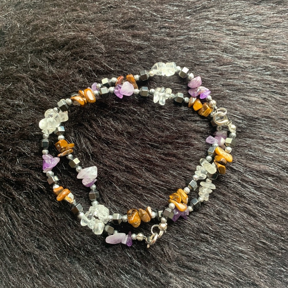 Set of 2 ankle bracelet